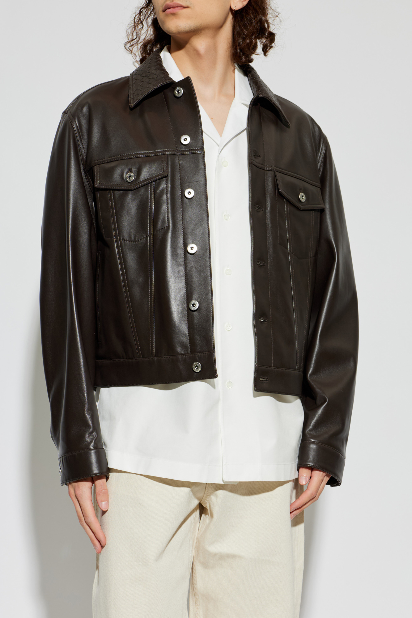 Bottega Veneta Leather jacket | Men's | Vitkac